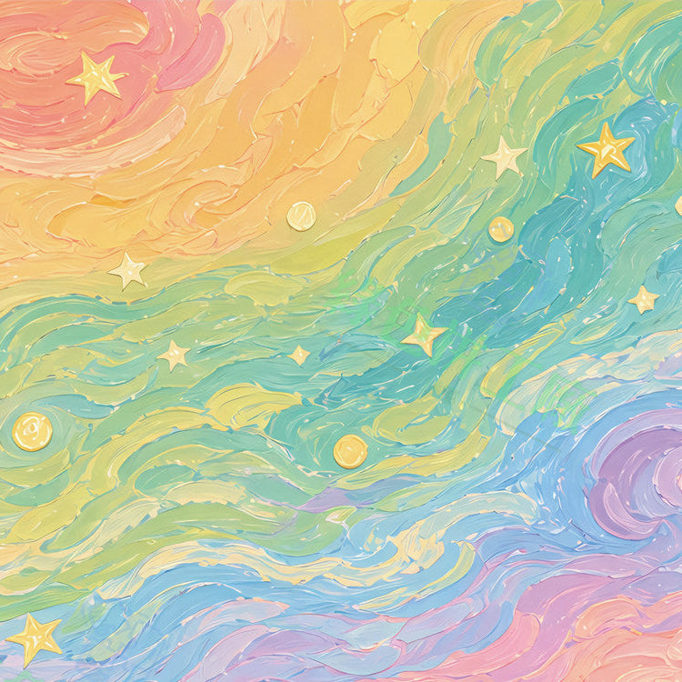 Colorful Starry Sky Jigsaw Puzzle