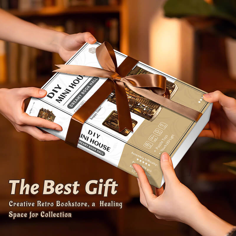 Dreamy Book Hall DIY Miniature House Kit