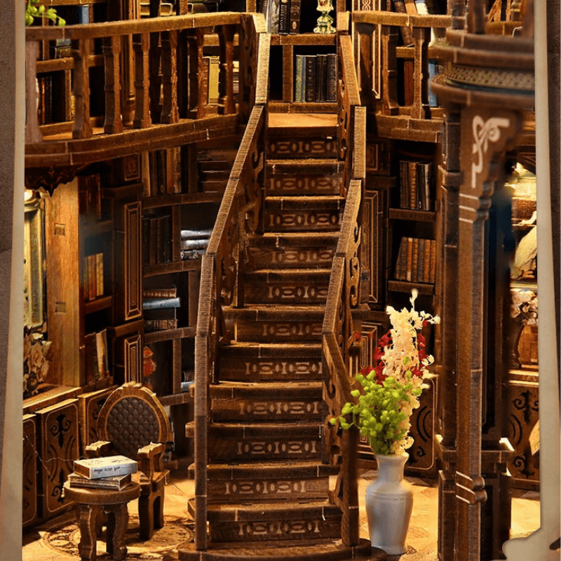Dreamy Book Hall DIY Miniature House Kit