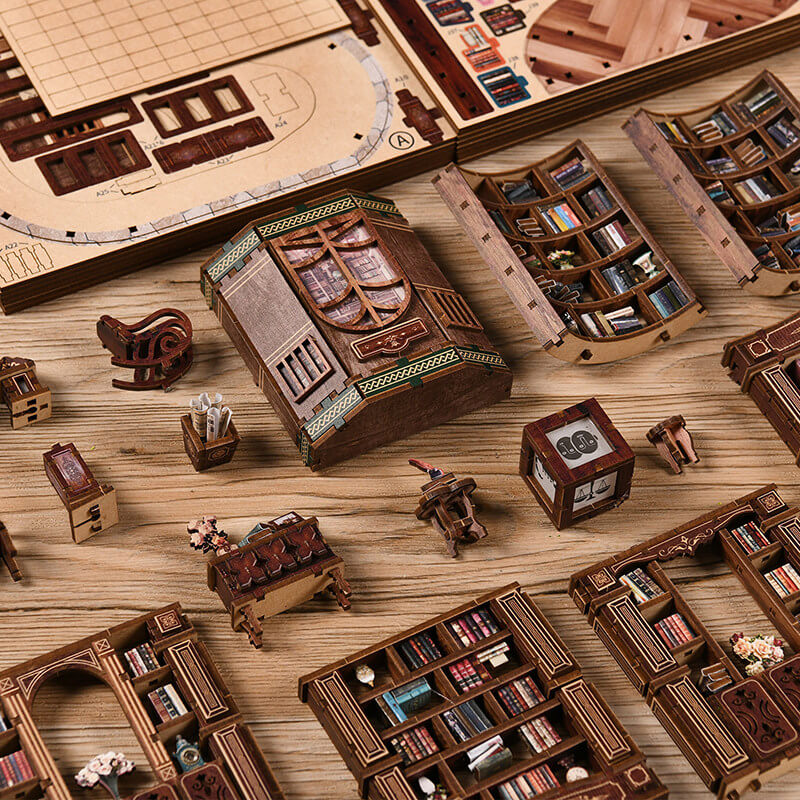 Dreamy Book Hall DIY Miniature House Kit