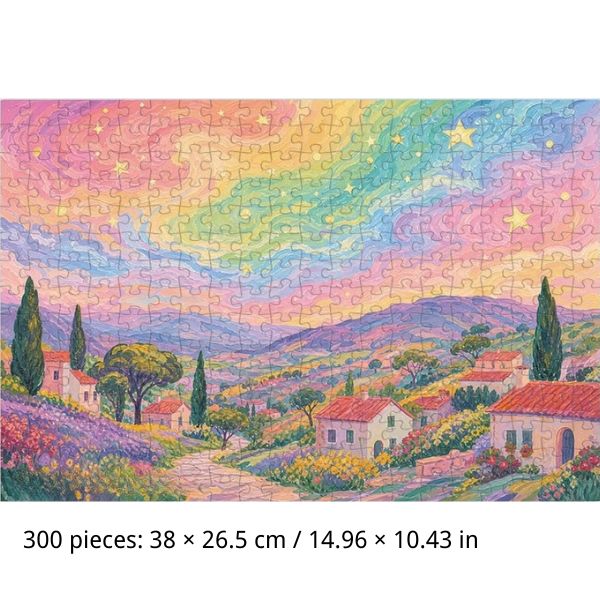 Colorful Starry Sky Jigsaw Puzzle