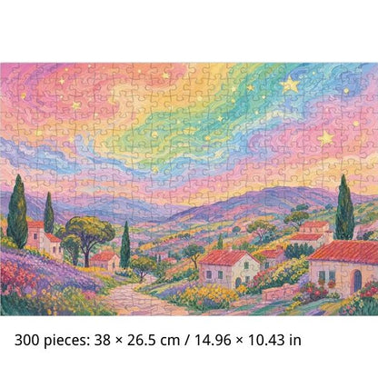 Colorful Starry Sky Jigsaw Puzzle