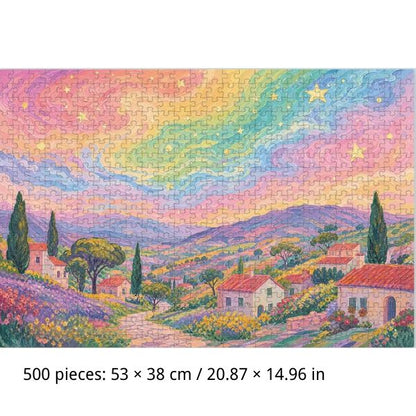 Colorful Starry Sky Jigsaw Puzzle
