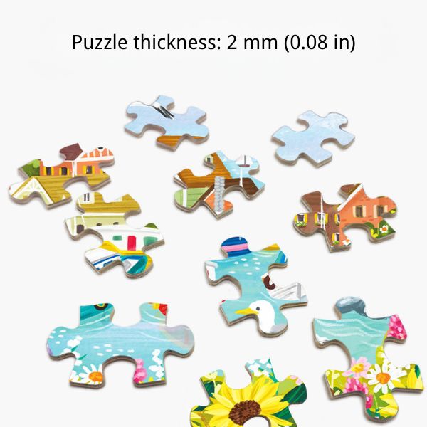Island Town Jigsaw Puzzle