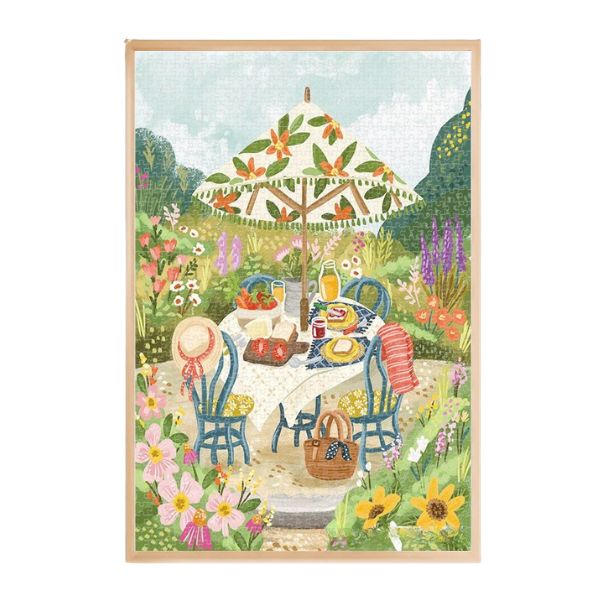 Terrace Lunch Jigsaw Puzzle