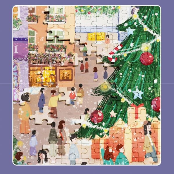 Winter Christmas 1000 Piece Jigsaw Puzzle