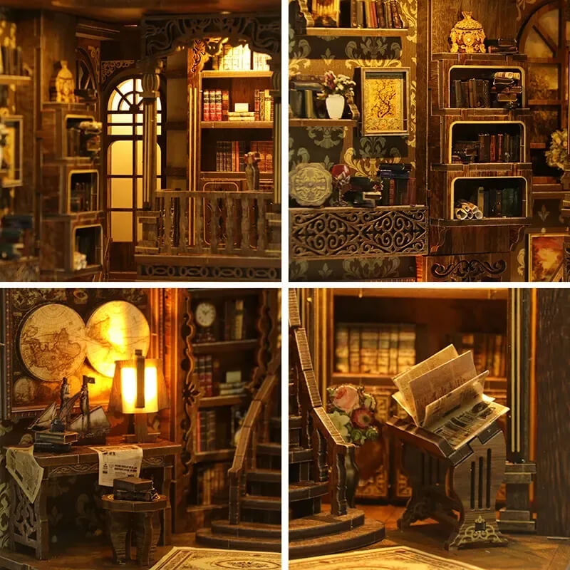 Ancient Book Archive DIY Book Nook Kit image 07