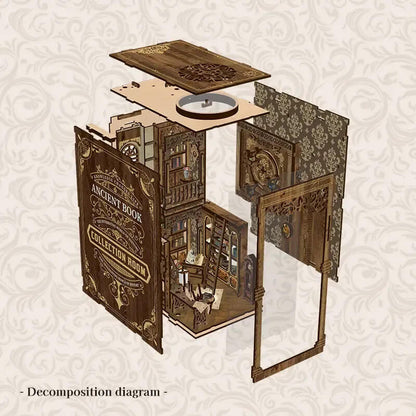 Ancient Book Archive DIY Book Nook Kit image 13