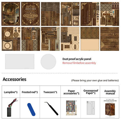 Ancient Book Archive DIY Book Nook Kit image 14