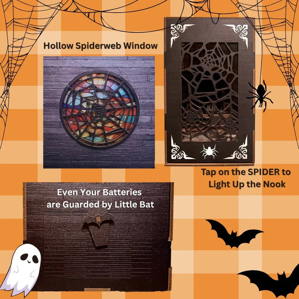 Dark Family Manor DIY Book Nook Kit image 05