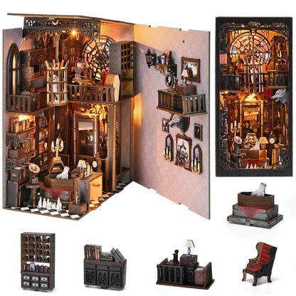 Dark Family Manor DIY Book Nook Kit image 06